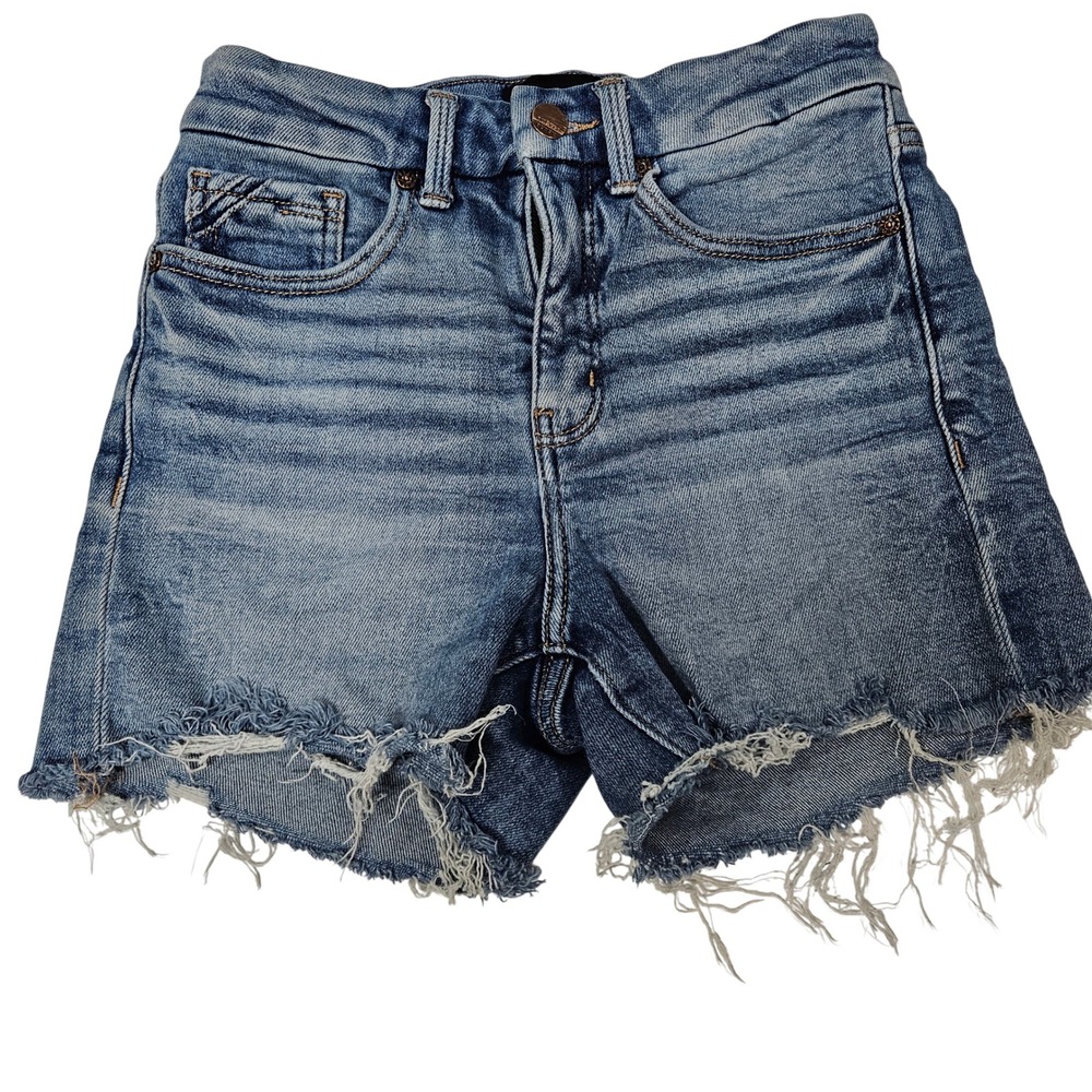 Buckle Black Cut Off Jean Shorts Women's Size 25